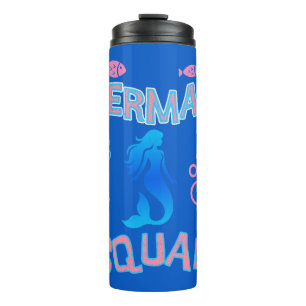 Mermaid Squad Verjaardagsfeestje  Thermosbeker