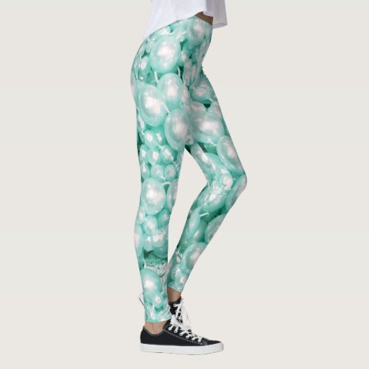 Mermaid string parels digi-print leggings (Rechts)