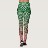 Mermaid Style ~ Green & Red Leggings (Achterkant)