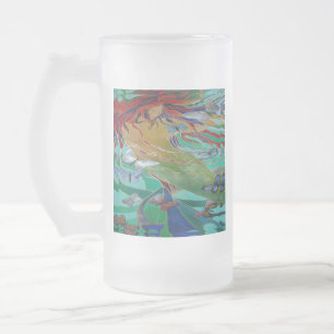 Mermaid Swimming with Butterflies Fantasy Art Matglas Bierpul