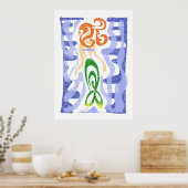 Mermaid Swirl Poster (Keuken)