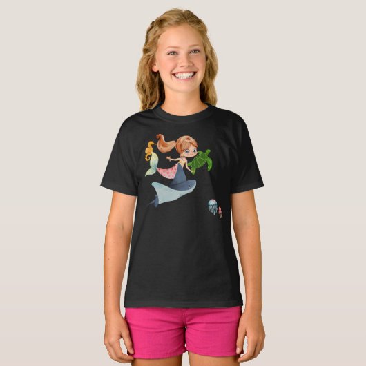 Mermaid T-shirt (Voorkant volledig)