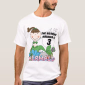 Mermaid T-shirts et cadeaux pour le 3ème anniversa (Devant)