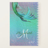 mermaid Tail Iridescent Organisator Dagelijks Planner (Achterkant)