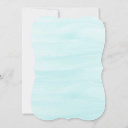 Mermaid Tail onder de uitnodiging tot vrijdag van (Achterkant)