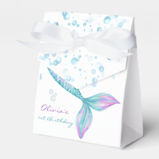 Mermaid Tail onder het Zee van Birthday Bedankdoosjes