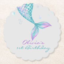 Mermaid Tail onder het Zee van Birthday