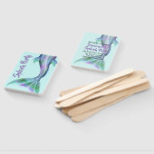 Mermaid Tail Party Uitnodiging Fan Handwaaier (Niet-gemonteerd)