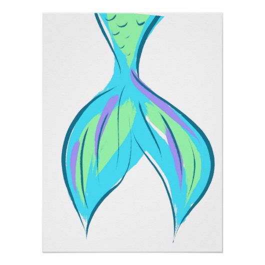 Mermaid Tail Perfect Poster (Voorkant)