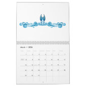 Mermaid Tail Waves Kalender (Mar 2026)