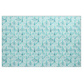 MERMAID TAILS Aqua Fish Scale Pattern Stof (Fat Quarter)