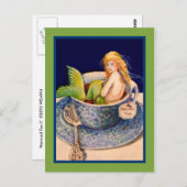Mermaid Tea II Post Card Briefkaart (Voorkant / Achterkant)