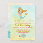 Mermaid Thaise derde uitnodiging (Voorkant / Achterkant)