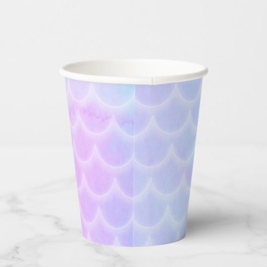 Mermaid themad verjaardag papieren bekers (Rechts)