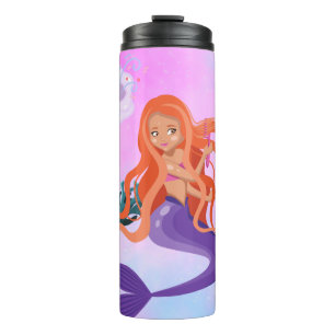 Mermaid thermale tumbler thermosbeker