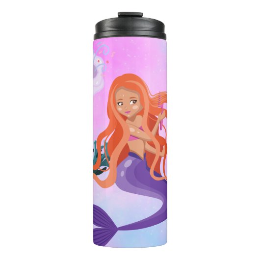 Mermaid thermale tumbler thermosbeker (Voorkant)