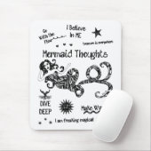 Mermaid Thoughts Muismat (Met muis)
