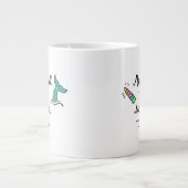 Mermaid Today Unicorn Tomorrow Extra Grote Beker (Voorkant)