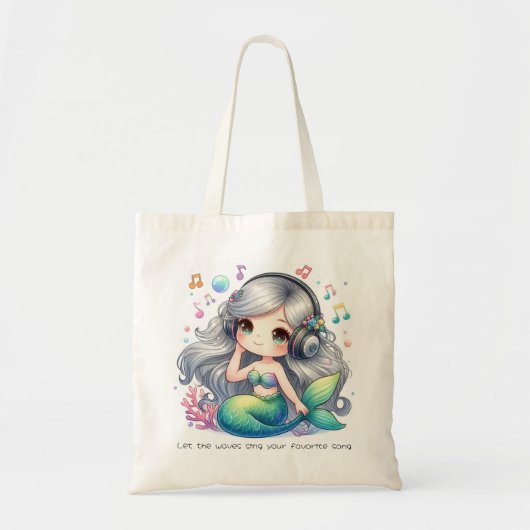 Mermaid tote bag (Voorkant)