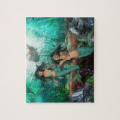 Mermaid Twins Puzzle Legpuzzel (Verticaal)