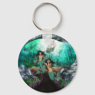 Mermaid Twins Sleutelhanger