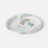 Mermaid under the Zee Paper Bord 7-inch Bord (Gekanteld)