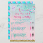 Mermaid under Zee, raad eens wie zei dat het speel (Voorkant / Achterkant)