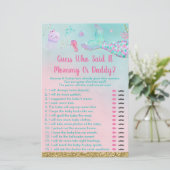 Mermaid under Zee, raad eens wie zei dat het speel (Staand voorkant)