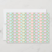 Mermaid & Unicorn Anniversaire Invitation Magie Pa (Dos)