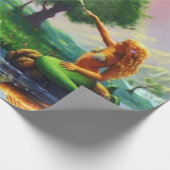 mermaid & unicorn cadeaupapier (Hoek)