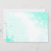 Mermaid Unicorn invitation anniversaire Fête magiq (Dos)