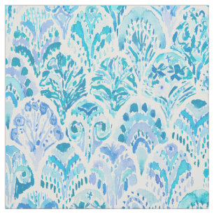 MERMAID VAN BOLINAS Mystical Aqua Paars Fish Scale Stof