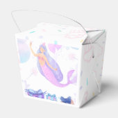 Mermaid Verjaardag Bedankdoosjes (Achterkant)