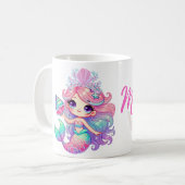 Mermaid Vibes Mok (Voorkant links)