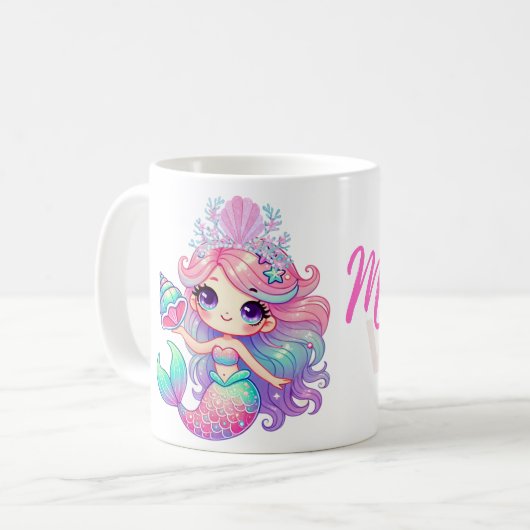 Mermaid Vibes Mok (Voorkant links)