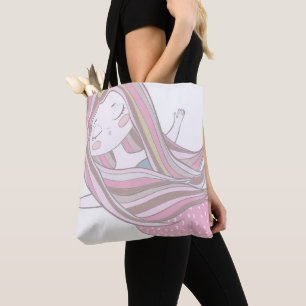 Mermaid voor Mindful Meditatie Draagtas