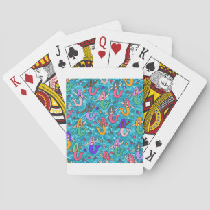 Mermaid vrienden pokerkaarten