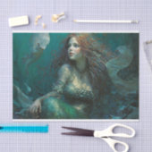 Mermaid Watching Tissuepapier (Craft)