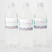 Mermaid Water Bottle Labels, Onder het zee partij Waterfles Etiket (Flessen)