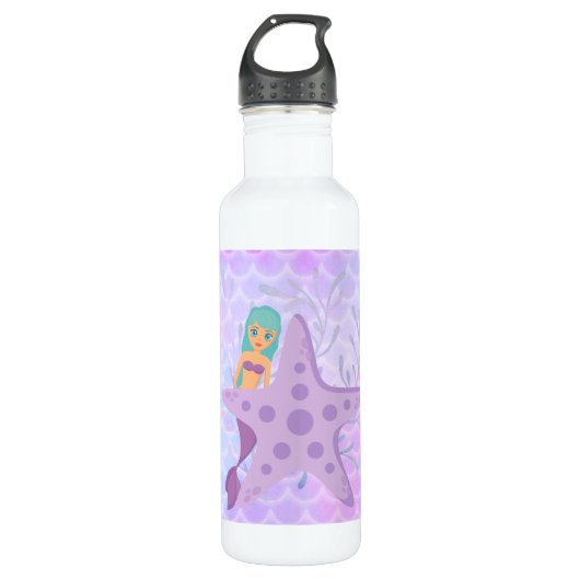 Mermaid Waterfles (Voorkant)