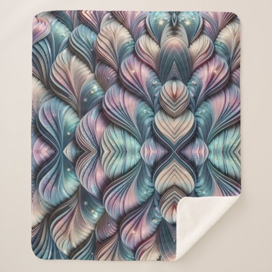 Mermaid Whispers Sherpa Deken (Voorkant)