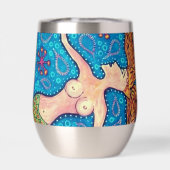 Mermaid Wine Tumbler Water Bottle (Arrière)