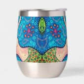 Mermaid Wine Tumbler Water Bottle (Gauche)