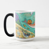 MERMAID WITCH, HALLOWEEN MERHORSE MORPHE MUG (Gauche)