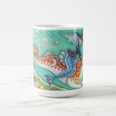 MERMAID WITCH, HALLOWEEN MERHORSE PONY CLASSIC MUG (Centre)