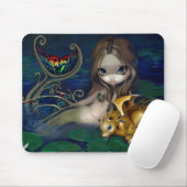 "Mermaid with a Golden Dragon" Mousepad Muismat (Met muis)