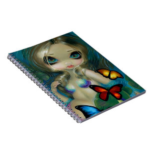 "Mermaid with Butterflies"-laptop Notitieboek