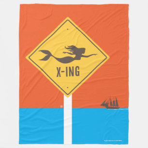 Mermaid X-ing Fleece Deken