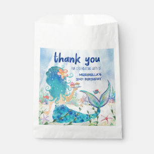 Mermaid Zee   Beach Cupcakes Birthday Hartelijk da Bedankzakje