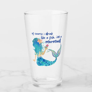 Mermaid Zee Drink als een vis Glas